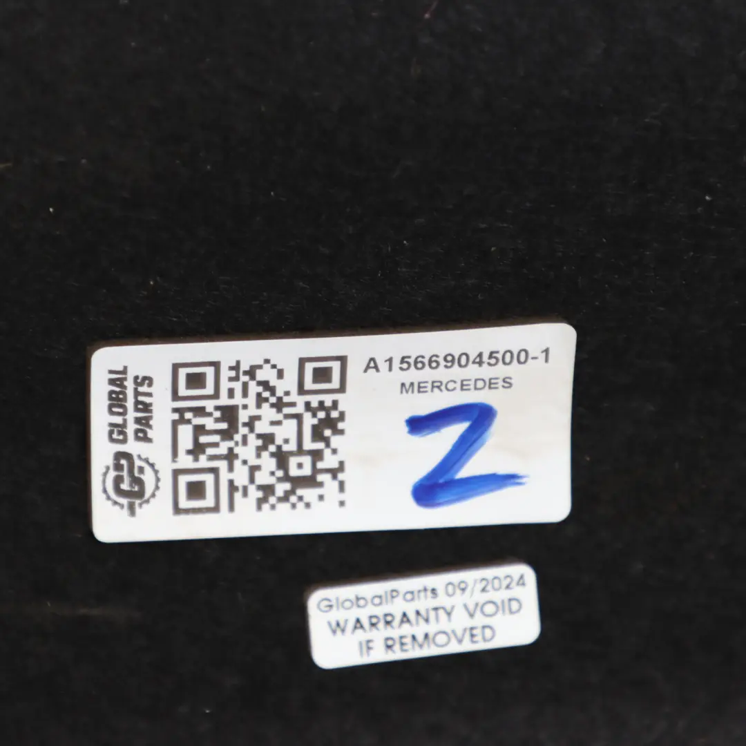 Trunk Parcel Shelf Rear Window Panel Black to Mercedes GLA X156 with Part number A1566904500 Mercedes GLA X156 Trunk Parcel Shelf Rear Window Panel Black - SKU A1566904500-1 - Part number A1566904500