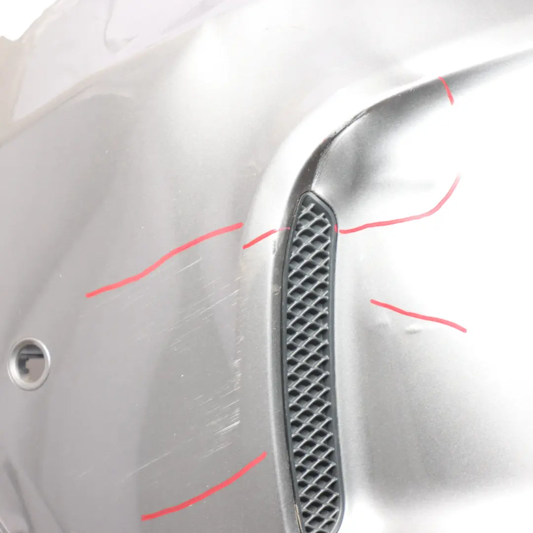 Mercedes X156 Rear Bumper AMG Upper Trim Panel Mountain Grey Metallic - 787 - SKU A1568804340-MG - Part number A1568804340
