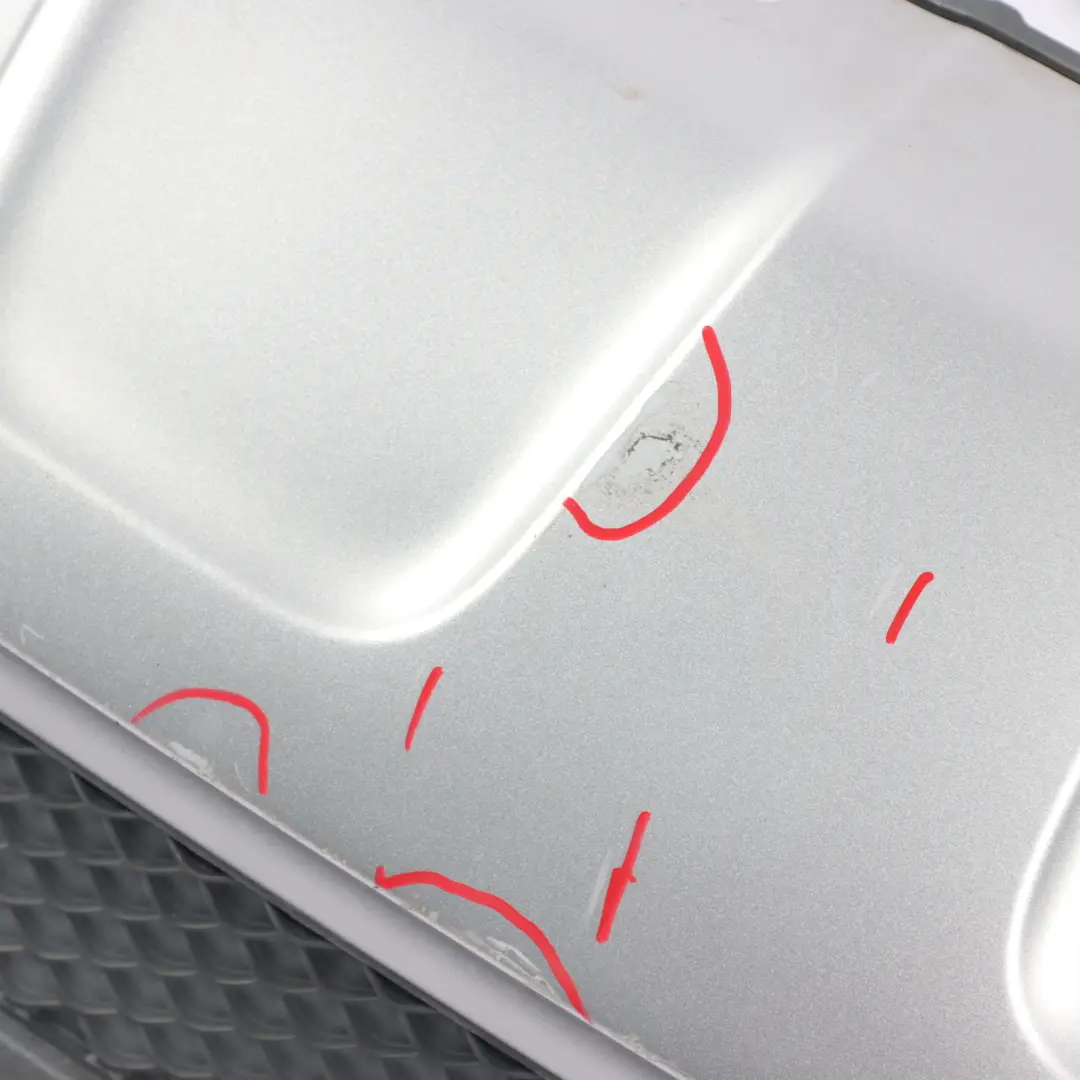 Mercedes X156 AMG Rear Bumper Lower Diffuser Trim Panel Cover - SKU A1568852825 - Part number A1568852825