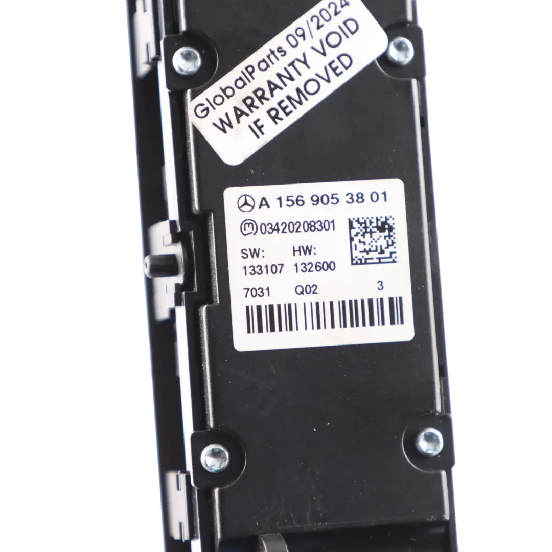 Mercedes X156 Seat Heater Button Hazard Traingle Control Panel Block - SKU A1569053801 - Part number A1569053801