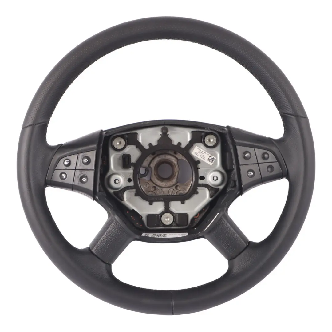 Mercedes W245 NEU Leder Schwarz Lenkrad Lederlenkrad mit Schwarz Fäden - SKU A1644601403-2 - Teilenummer A1644601403