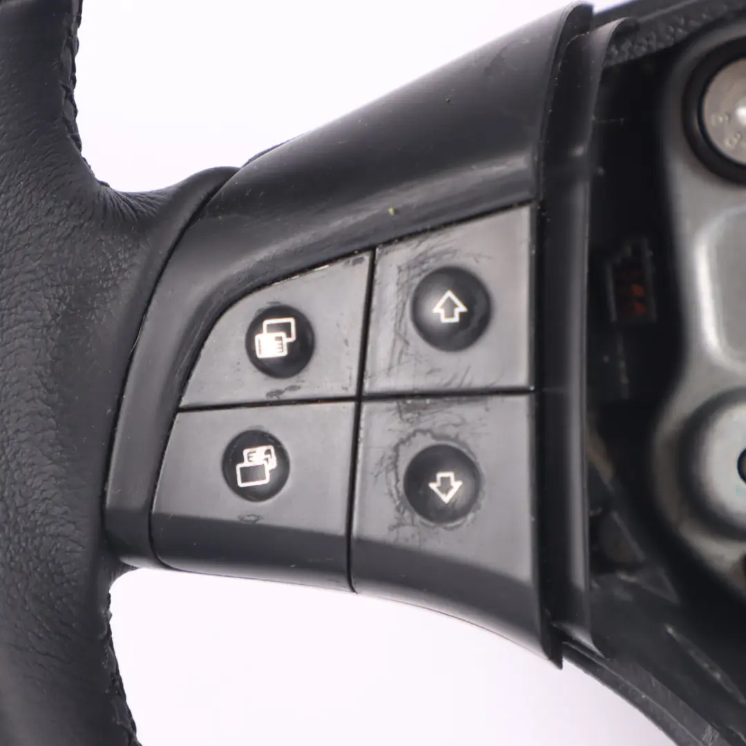 Leather Steering Wheel with Black Threads Multifunction to Mercedes W245 NEW Black with Part number A1644601403 Mercedes W245 NEW Black Leather Steering Wheel with Black Threads Multifunction - SKU A1644601403-2 - Part number A1644601403