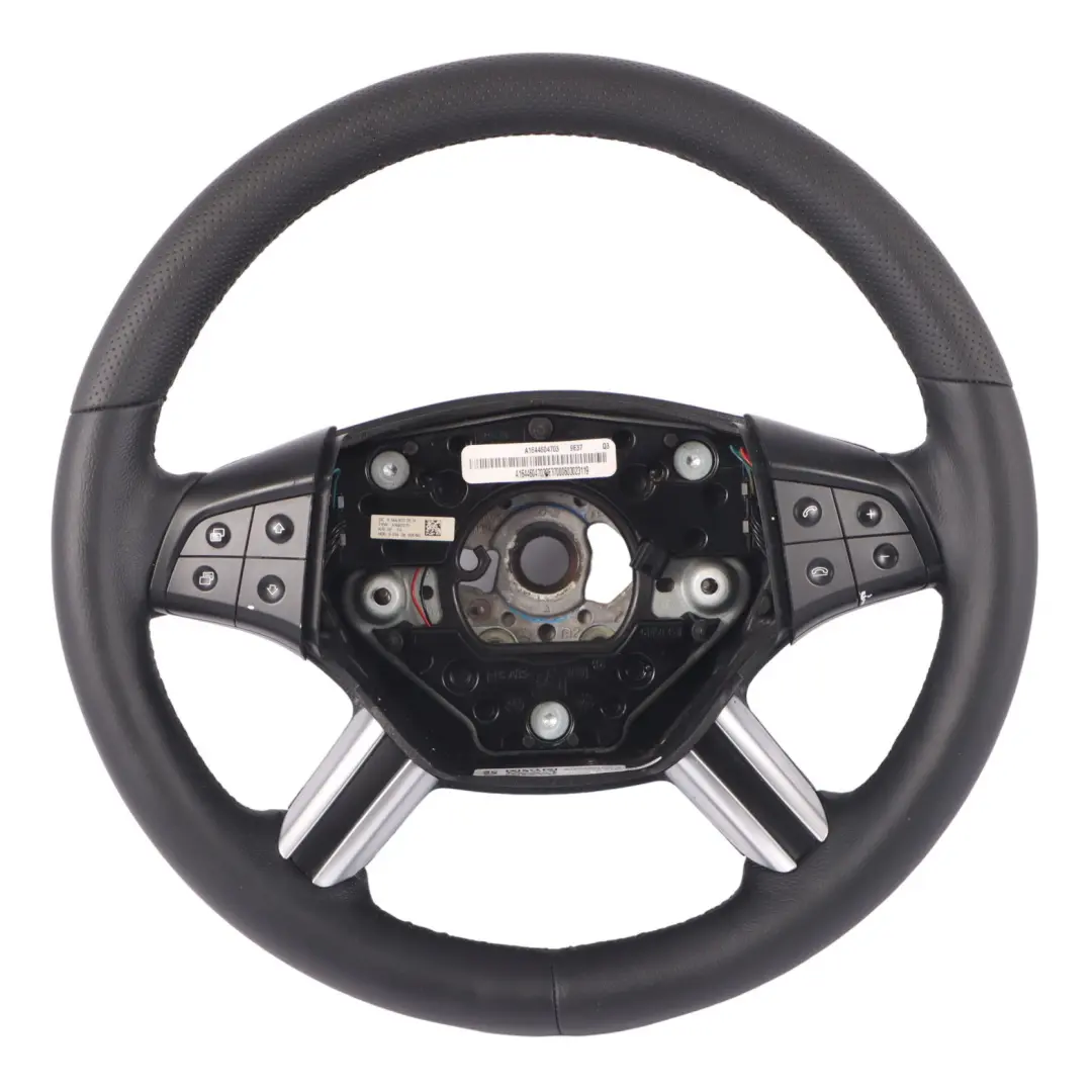 Mercedes ML W164 NEW Black Leather Steering Wheel Multifunction - SKU A1644604703-2 - Part number A1644604703