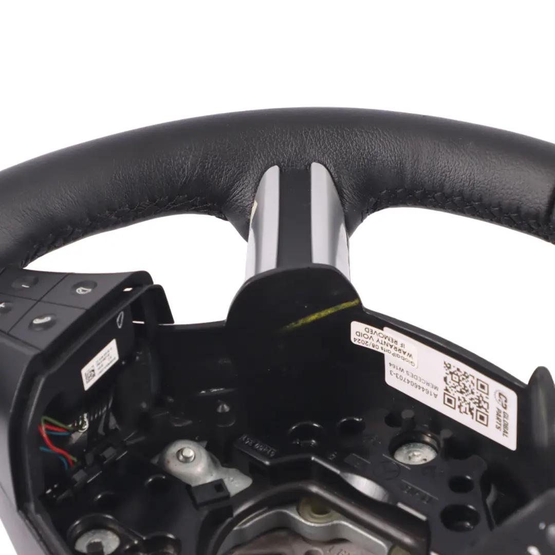 NUEVO Volante de Cuero Negro Multifunción para Mercedes ML W164 con número de pieza A1644604703 Mercedes ML W164 NUEVO Volante de Cuero Negro Multifunción - SKU A1644604703-3 - Número de pieza A1644604703