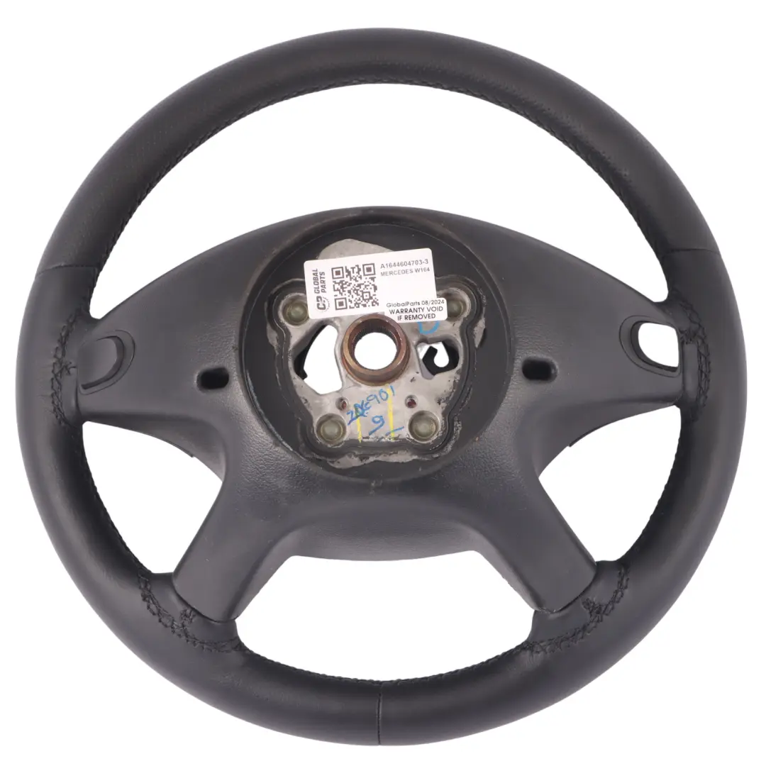Leather Steering Wheel Multifunction to Mercedes ML W164 NEW Black with Part number A1644604703 Mercedes ML W164 NEW Black Leather Steering Wheel Multifunction - SKU A1644604703-3 - Part number A1644604703