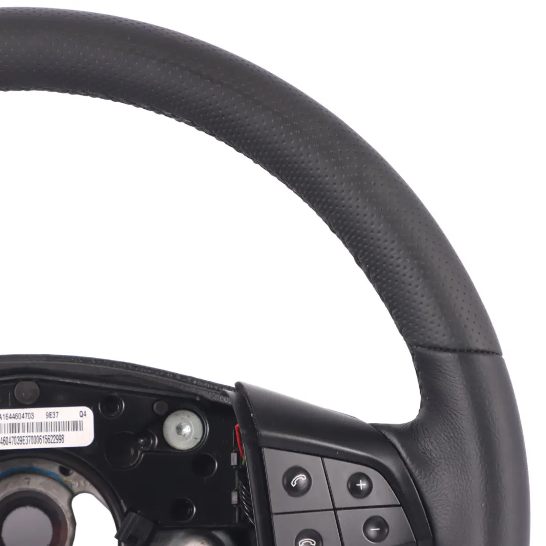 NUEVO Volante de Cuero Negro Multifunción para Mercedes ML W164 con número de pieza A1644604703 Mercedes ML W164 NUEVO Volante de Cuero Negro Multifunción - SKU A1644604703-3 - Número de pieza A1644604703