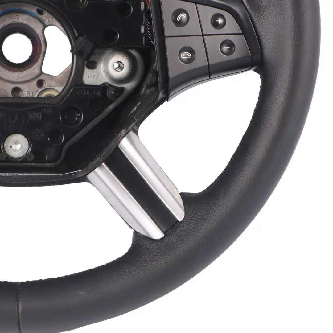 NUOVO Volante in Pelle Nera Multifunzione per Mercedes ML W164 con numero di parte A1644604703 Mercedes ML W164 NUOVO Volante in Pelle Nera Multifunzione - SKU A1644604703-3 - Numero di parte A1644604703