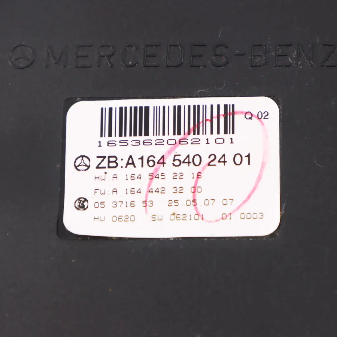 Boîte fusibles avant Module contrôle lunité relais SAM pour Mercedes W164 à propos du numéro de pièce A1645402401 Mercedes W164 Boîte fusibles avant Module contrôle lunité relais SAM - SKU A1645402401 - Numéro de pièce A1645402401