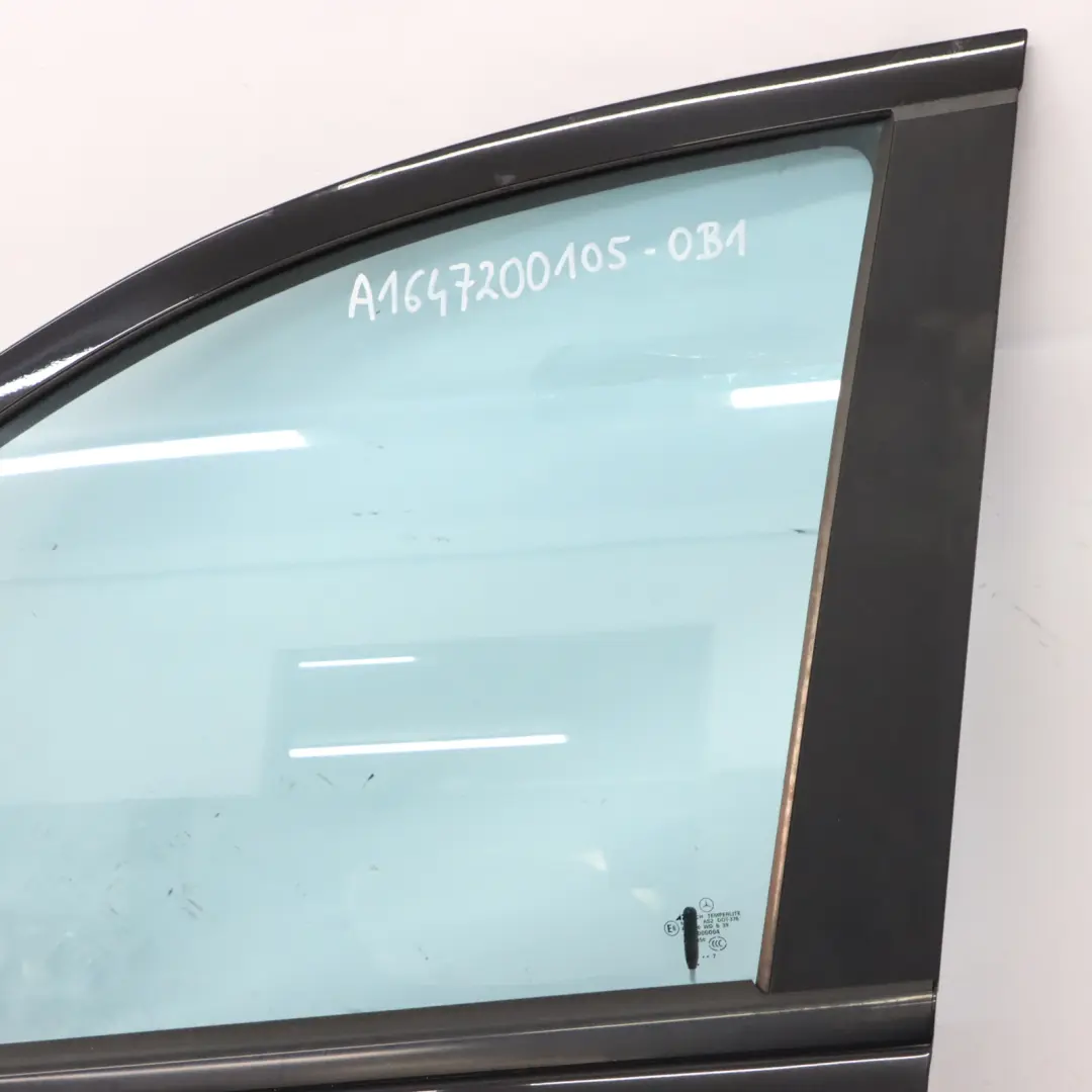 Mercedes W164 Porte Avant Gauche Obsidian Black Metallic - 197 - SKU A1647200105-OB1 - Numéro de pièce A1647200105