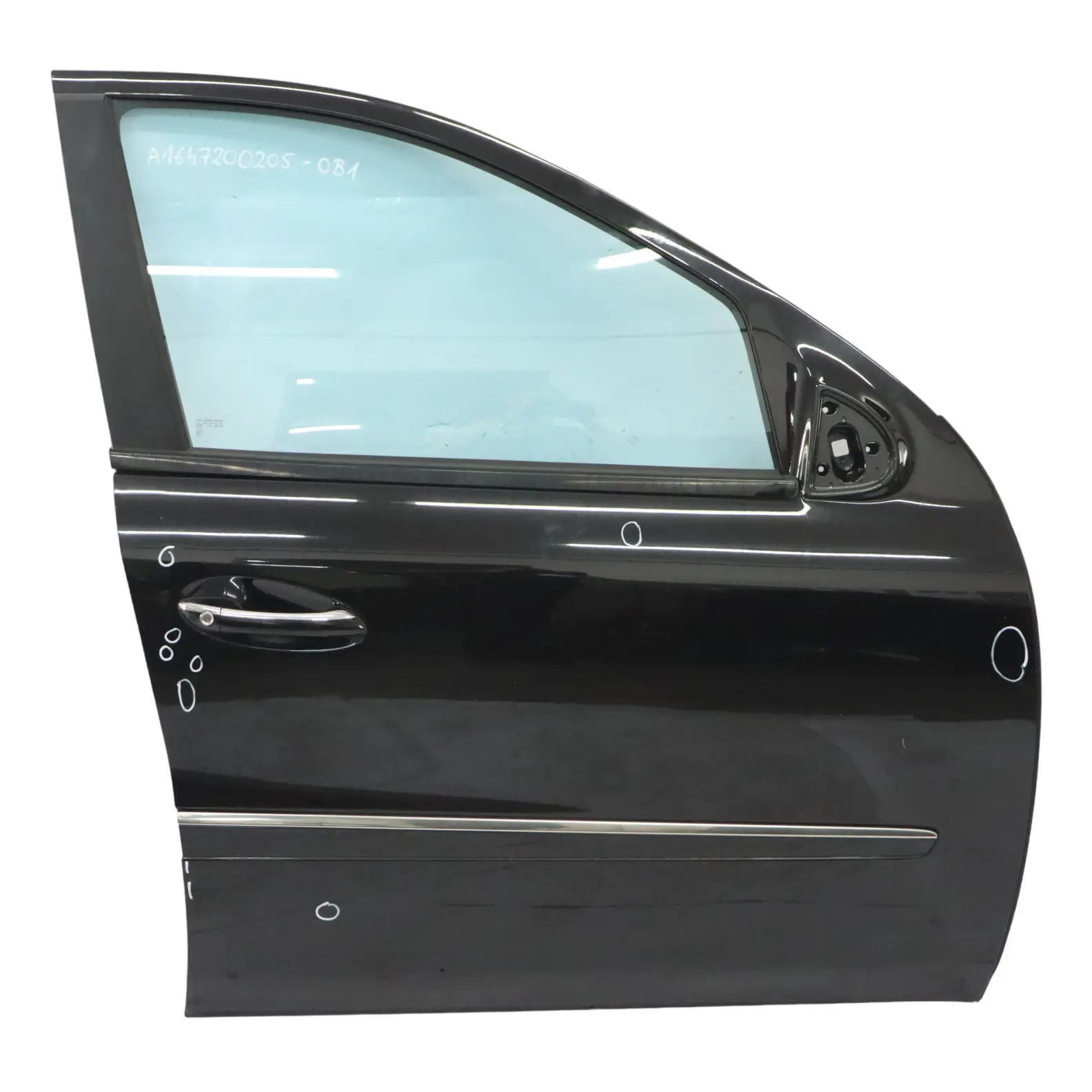 Mercedes W164 Door Front Right O/S Obsidian Black Metallic - 197