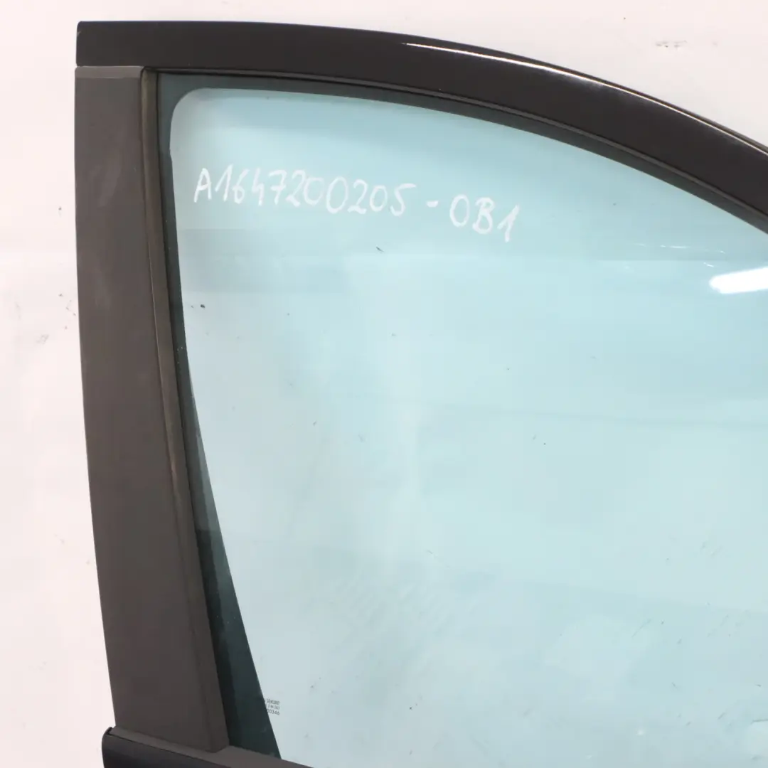 Mercedes W164 Door Front Right O/S Obsidian Black Metallic - 197 - SKU A1647200205-OB1 - Part number A1647200205