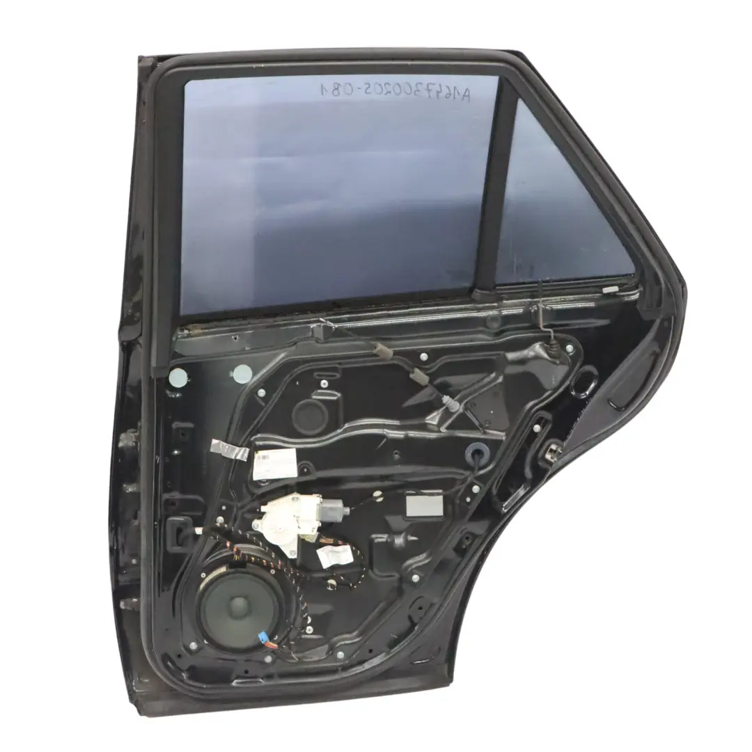 Mercedes ML W164 Door Rear Right O/S Obsidian Black Metallic - 197 - SKU A1647300205-OB1 - Part number A1647300205