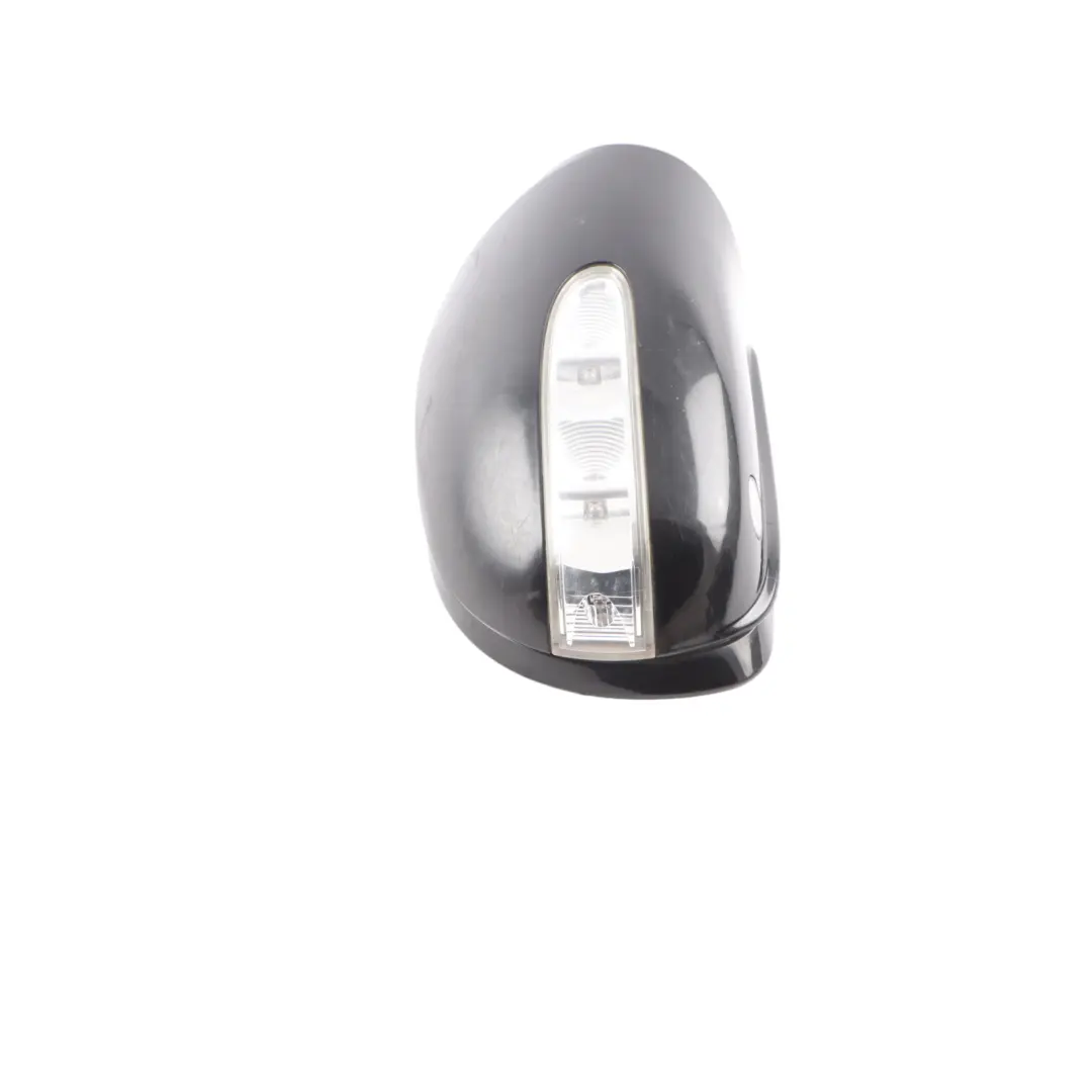 Mercedes W164 Mirror Cover Door Wing Cap Trim Right O/S Obsidian Black - 197 - SKU A1648100264-OB - Part number A1648100264