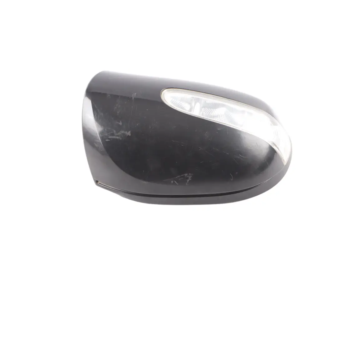 Mercedes W164 Mirror Cover Door Wing Cap Trim Right O/S Obsidian Black - 197 - SKU A1648100264-OB - Part number A1648100264