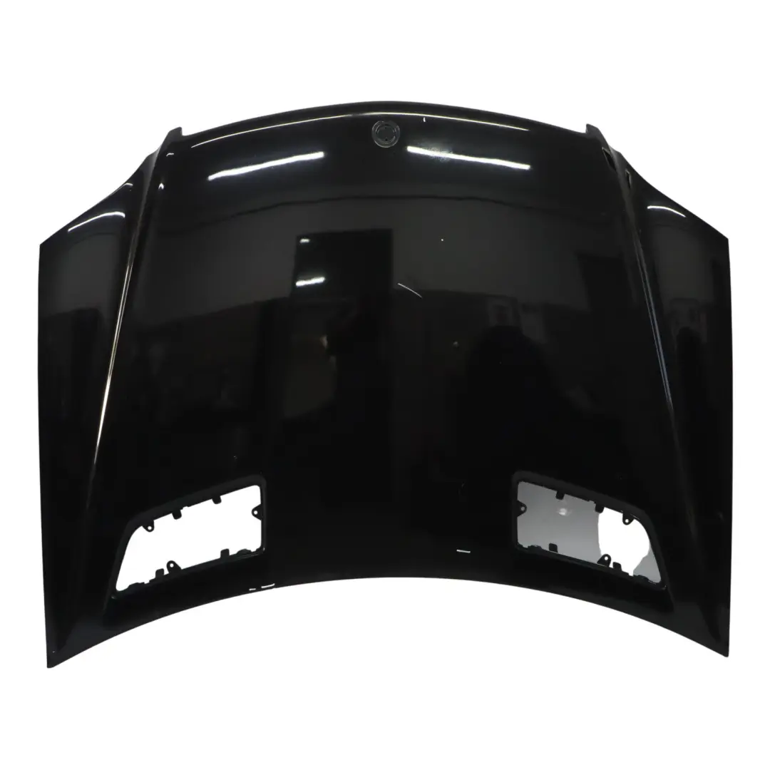 Hood Bonnet Trim Panel Obsidian Black Metallic - 197 to Mercedes ML W164 with Part number A1648800557 Mercedes ML W164 Hood Bonnet Trim Panel Obsidian Black Metallic - 197 - SKU A1648800557-OB2 - Part number A1648800557