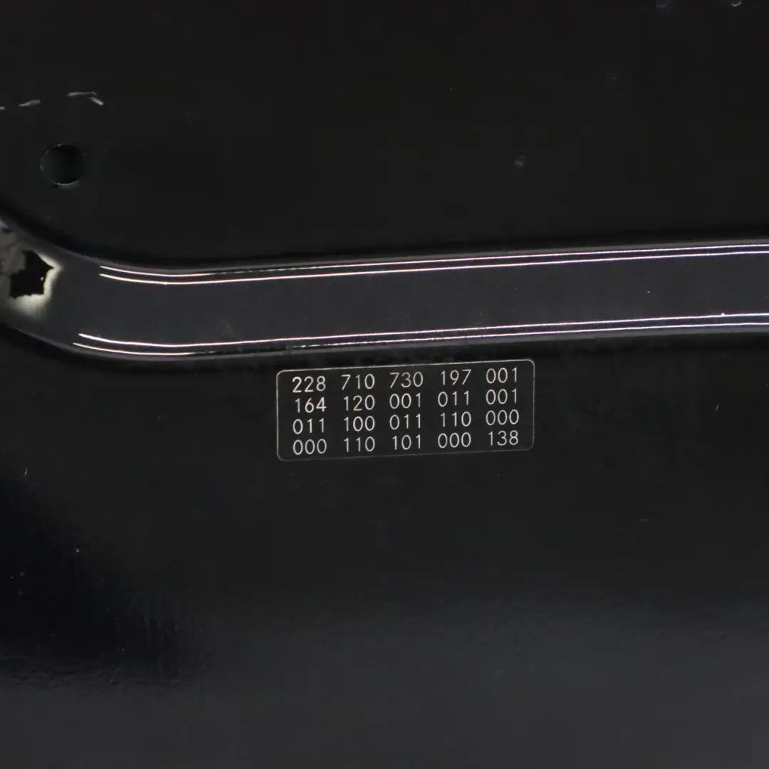 Mercedes ML W164 Hood Bonnet Trim Panel Obsidian Black Metallic - 197 - SKU A1648800557-OB2 - Part number A1648800557