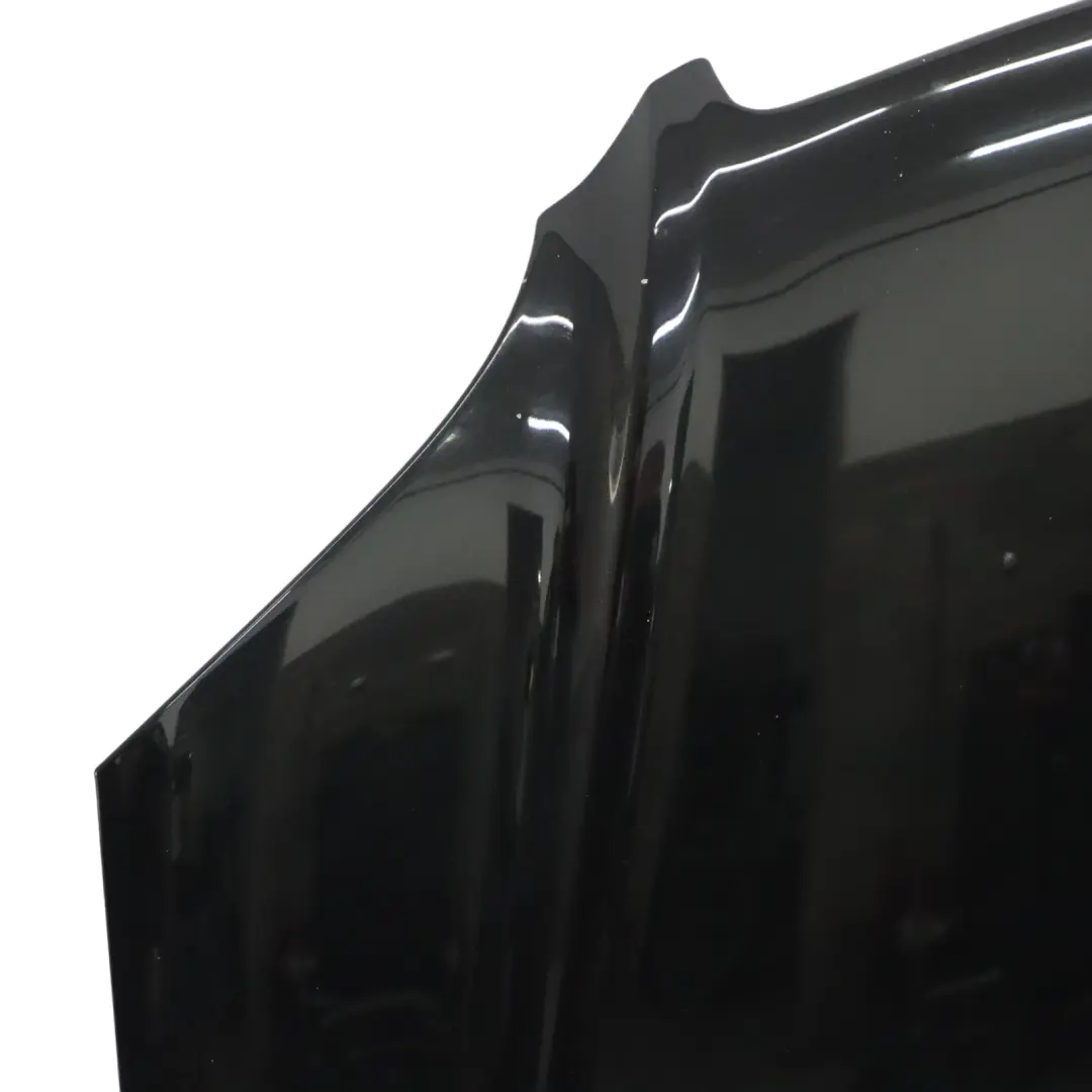 Hood Bonnet Trim Panel Obsidian Black Metallic - 197 to Mercedes ML W164 with Part number A1648800557 Mercedes ML W164 Hood Bonnet Trim Panel Obsidian Black Metallic - 197 - SKU A1648800557-OB2 - Part number A1648800557