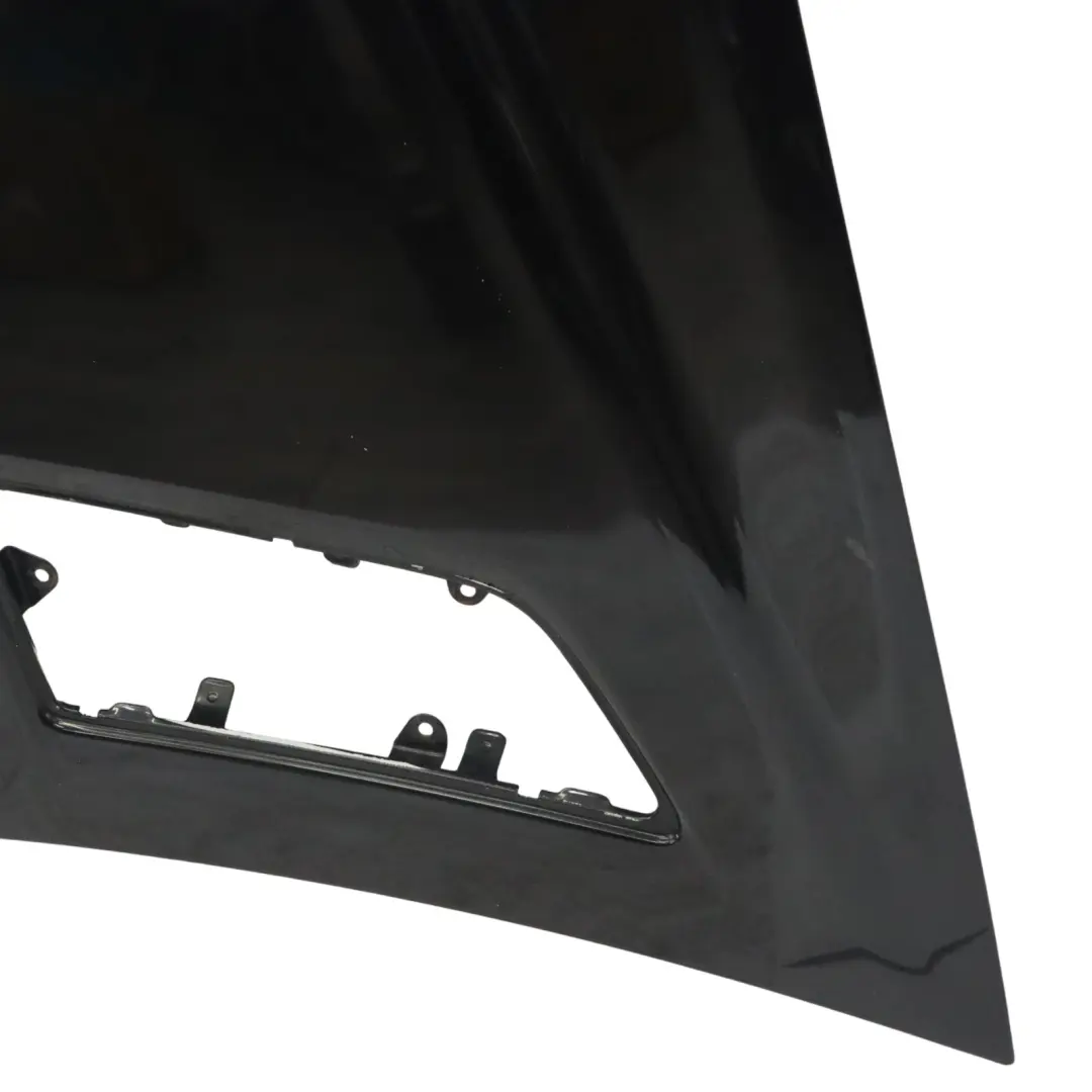 Hood Bonnet Trim Panel Obsidian Black Metallic - 197 to Mercedes ML W164 with Part number A1648800557 Mercedes ML W164 Hood Bonnet Trim Panel Obsidian Black Metallic - 197 - SKU A1648800557-OB2 - Part number A1648800557