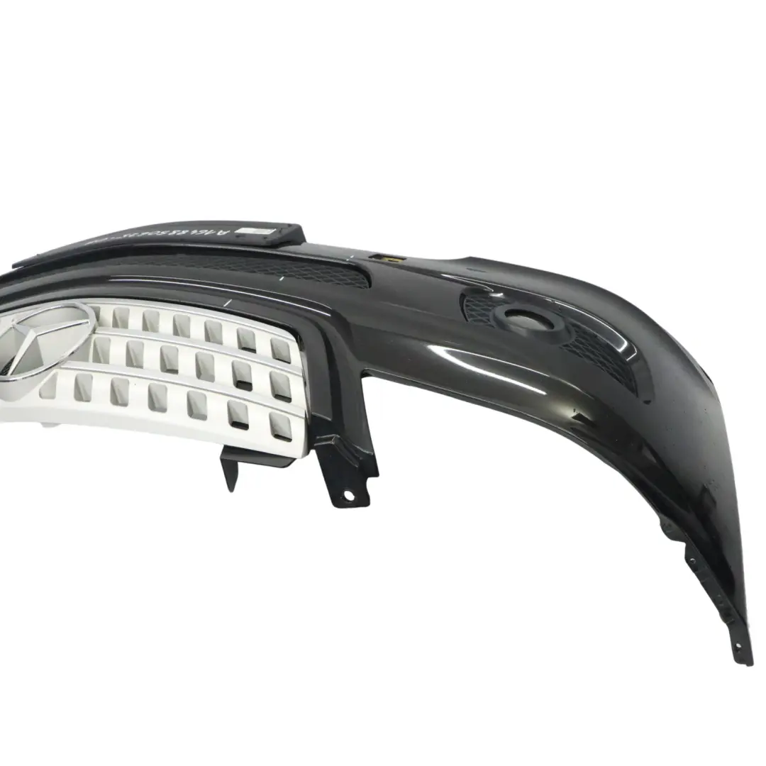 Mercedes ML W164 Front Bumper Trim Covering Obsidian Black Metallic - 197 - SKU A1648850625-OB - Part number A1648850625