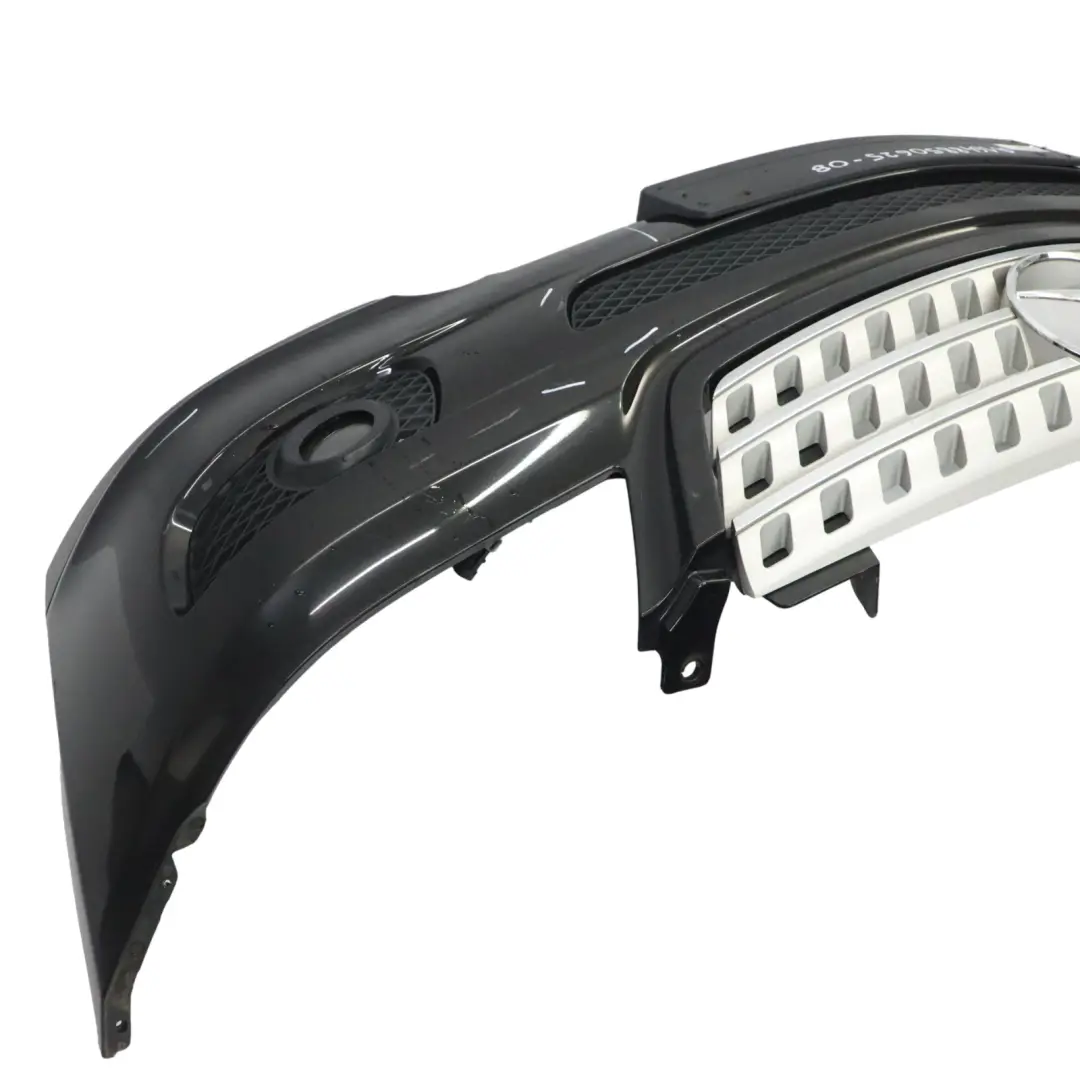 Mercedes ML W164 Front Bumper Trim Covering Obsidian Black Metallic - 197 - SKU A1648850625-OB - Part number A1648850625