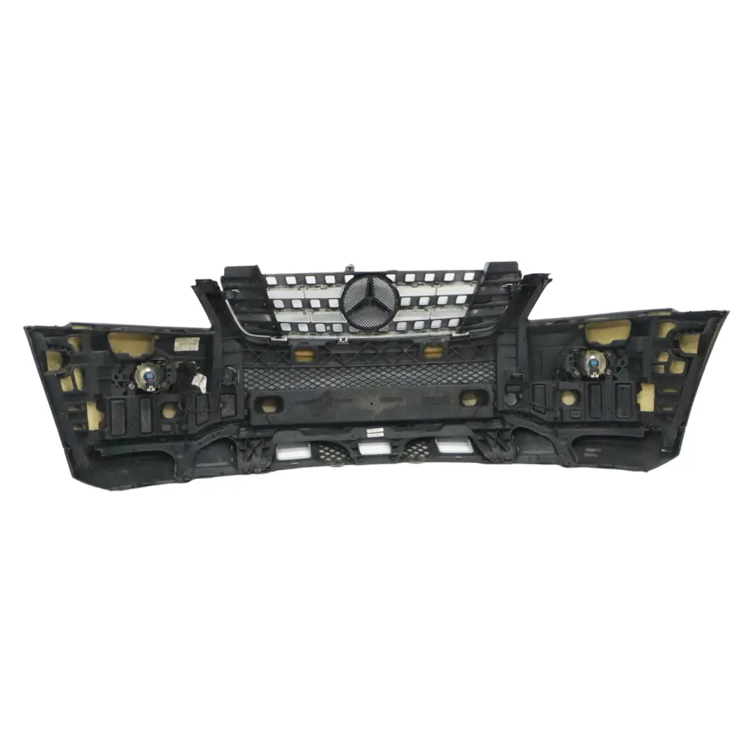 Mercedes ML W164 Front Bumper Trim Covering Obsidian Black Metallic - 197 - SKU A1648850625-OB - Part number A1648850625