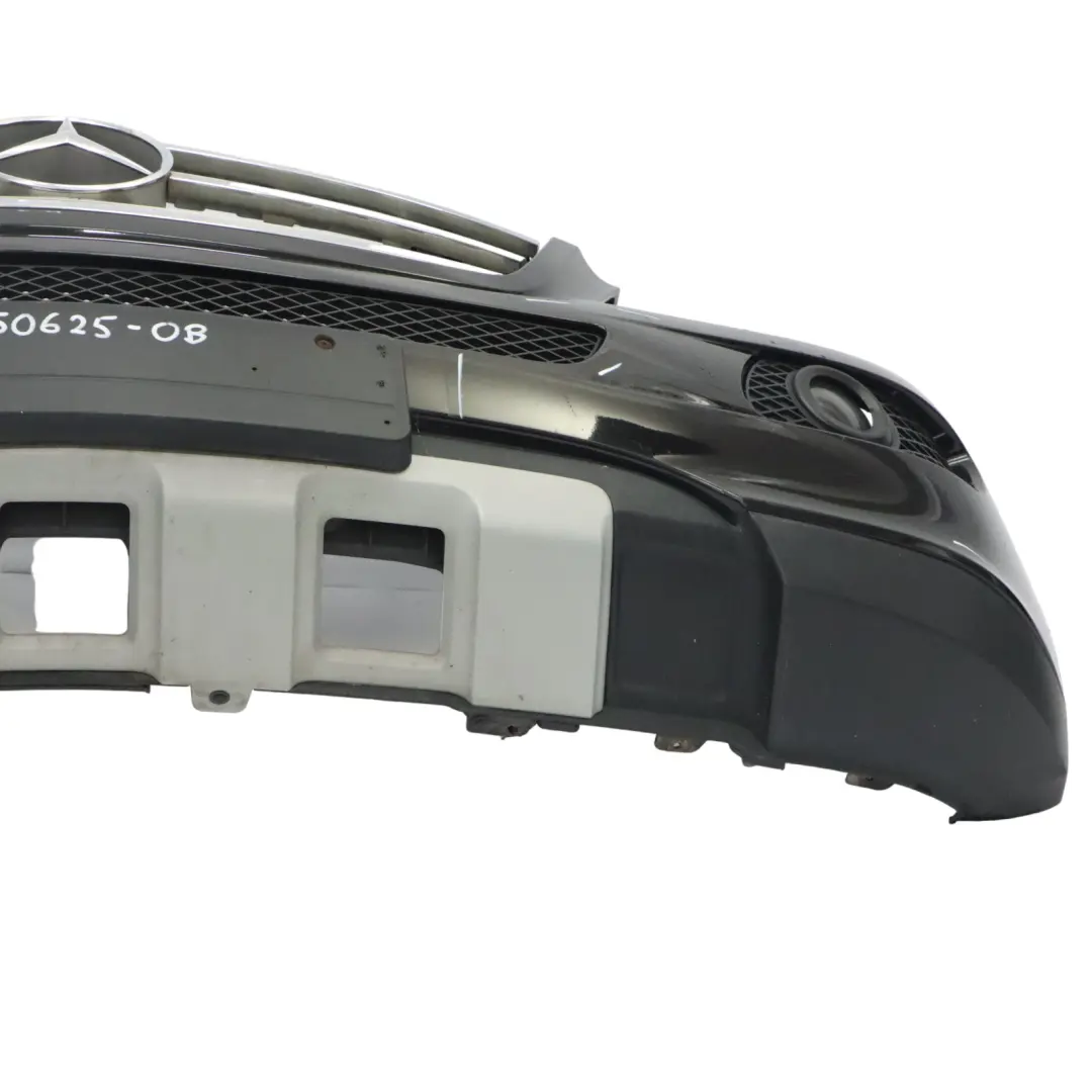 Front Bumper Trim Covering Obsidian Black Metallic - 197 to Mercedes ML W164 with Part number A1648850625 Mercedes ML W164 Front Bumper Trim Covering Obsidian Black Metallic - 197 - SKU A1648850625-OB - Part number A1648850625