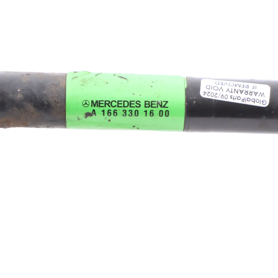 Driveshaft Front Left N/S Axle Drive Shaft to Mercedes W166 with Part number A1663301600 Mercedes W166 Driveshaft Front Left N/S Axle Drive Shaft - SKU A1663301600 - Part number A1663301600