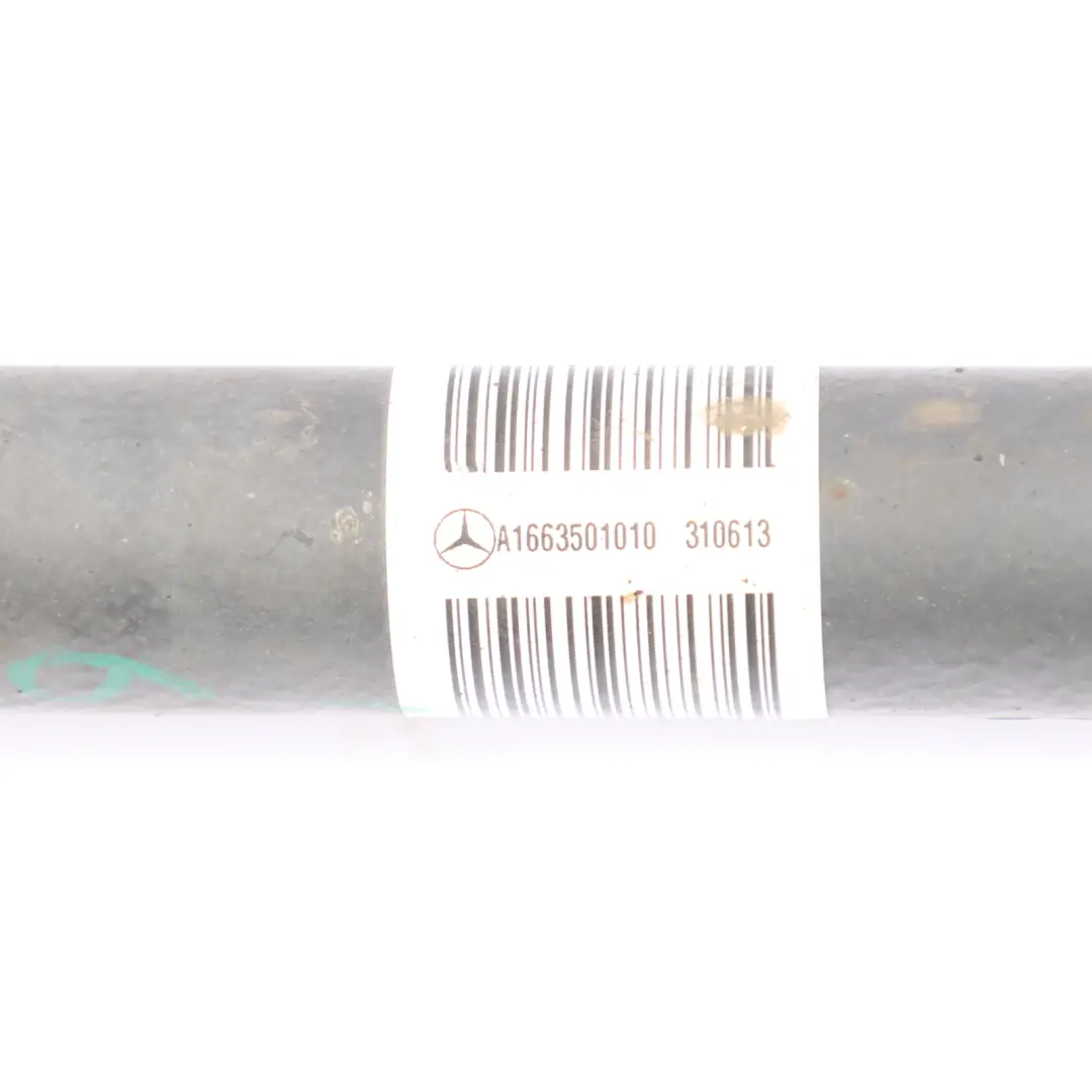 Driveshaft Mercedes ML W166 Rear Left Right N/O/S Output Shaft to with Part number A1663501010 Driveshaft Mercedes ML W166 Rear Left Right N/O/S Output Shaft - SKU A1663501010 - Part number A1663501010