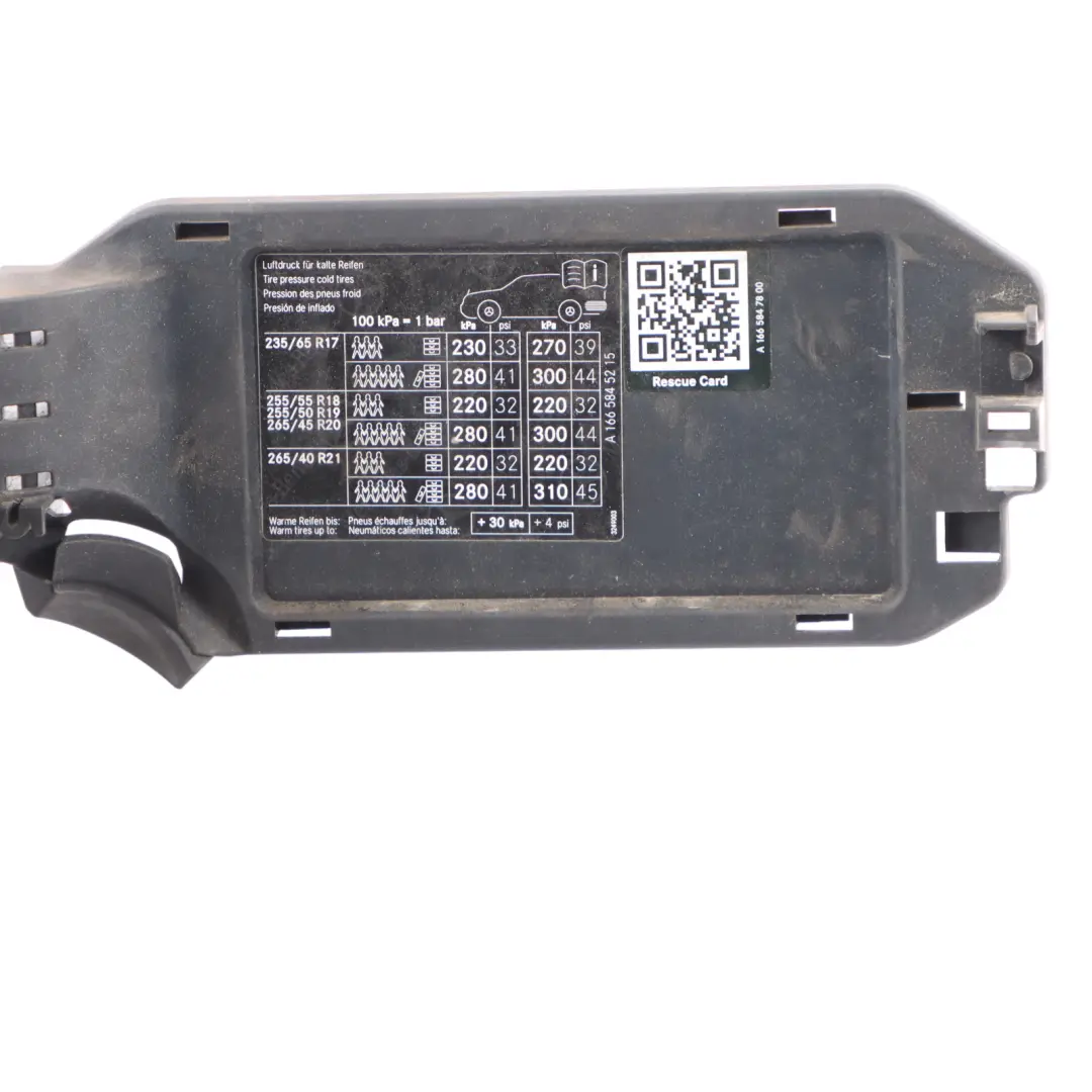 Mercedes W166 Coperchio sportello Alloggiamento supporto trasporto - SKU A1666300167 - Numero di parte A1666300167