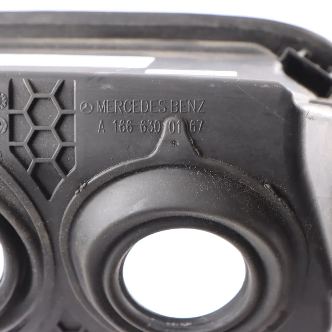 Mercedes W166 Fuel Filler Flap Cover Pot Carrier Mount Housing - SKU A1666300167 - Part number A1666300167