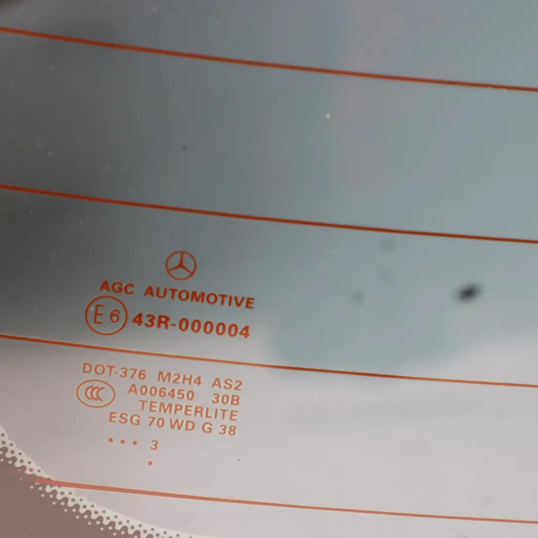 Window Trunk Tailgate Glass Glazing AS2 to Mercedes ML W166 Rear with Part number A1667402357 Mercedes ML W166 Rear Window Trunk Tailgate Glass Glazing AS2 - SKU A1667402357-1 - Part number A1667402357