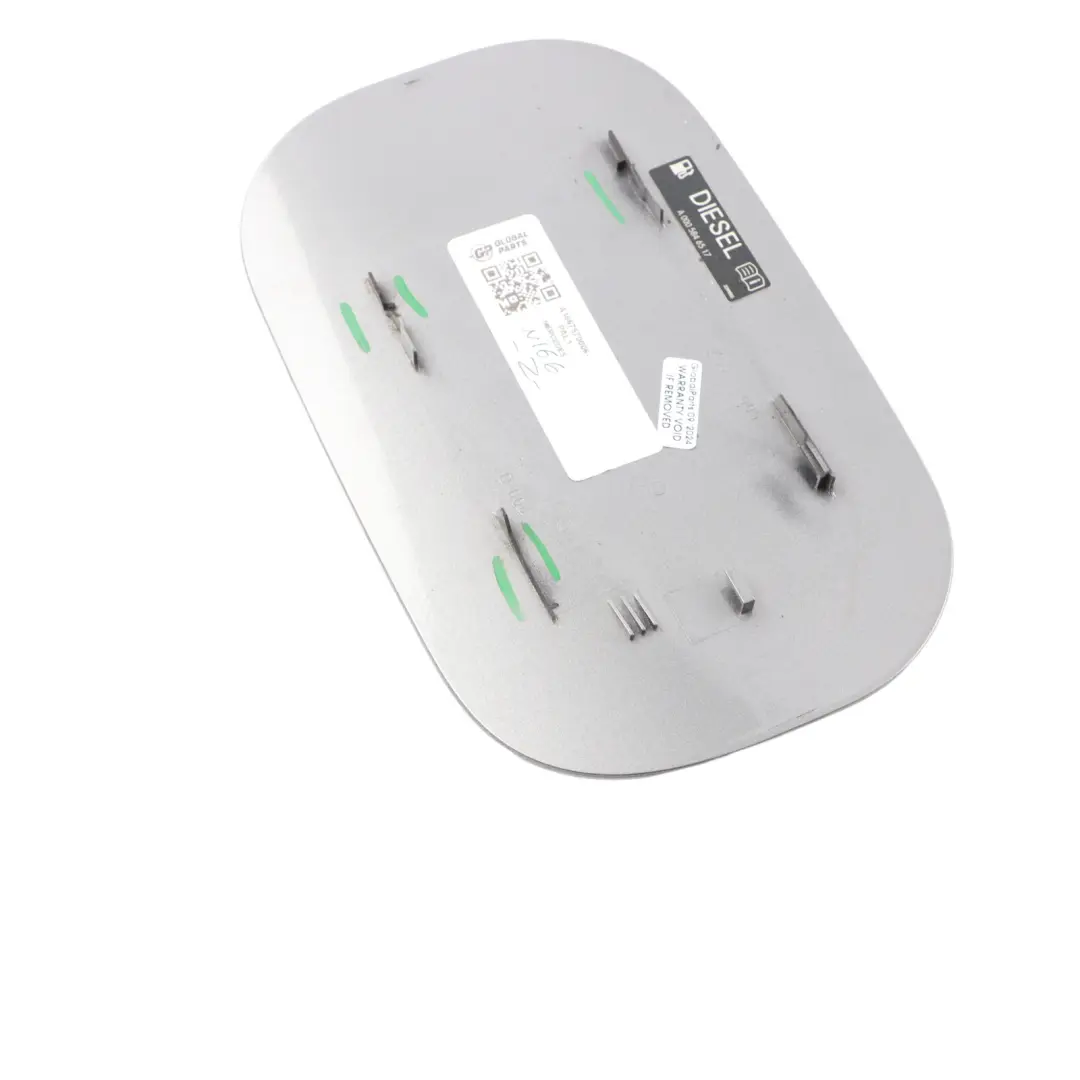 Filler Flap Cap Cover Palladium Silver - 792 to Mercedes ML W166 Diesel Fuel with Part number A1667570006 Mercedes ML W166 Diesel Fuel Filler Flap Cap Cover Palladium Silver - 792 - SKU A1667570006-PAL1 - Part number A1667570006