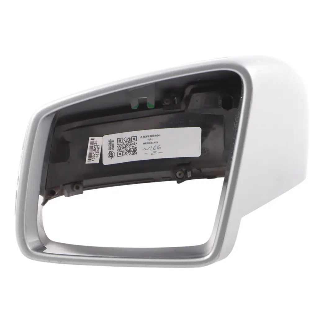 Mirror Cover Door Wing Cap Trim Left N/S Palladium Silver - 792 to Mercedes ML W166 with Part number A1668100164 Mercedes ML W166 Mirror Cover Door Wing Cap Trim Left N/S Palladium Silver - 792 - SKU A1668100164-PAL - Part number A1668100164
