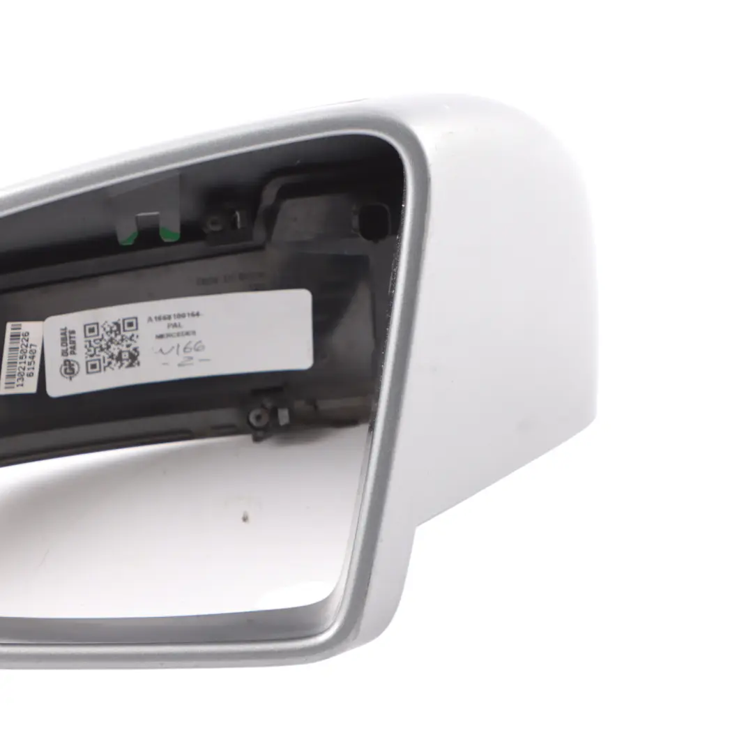 Mirror Cover Door Wing Cap Trim Left N/S Palladium Silver - 792 to Mercedes ML W166 with Part number A1668100164 Mercedes ML W166 Mirror Cover Door Wing Cap Trim Left N/S Palladium Silver - 792 - SKU A1668100164-PAL - Part number A1668100164