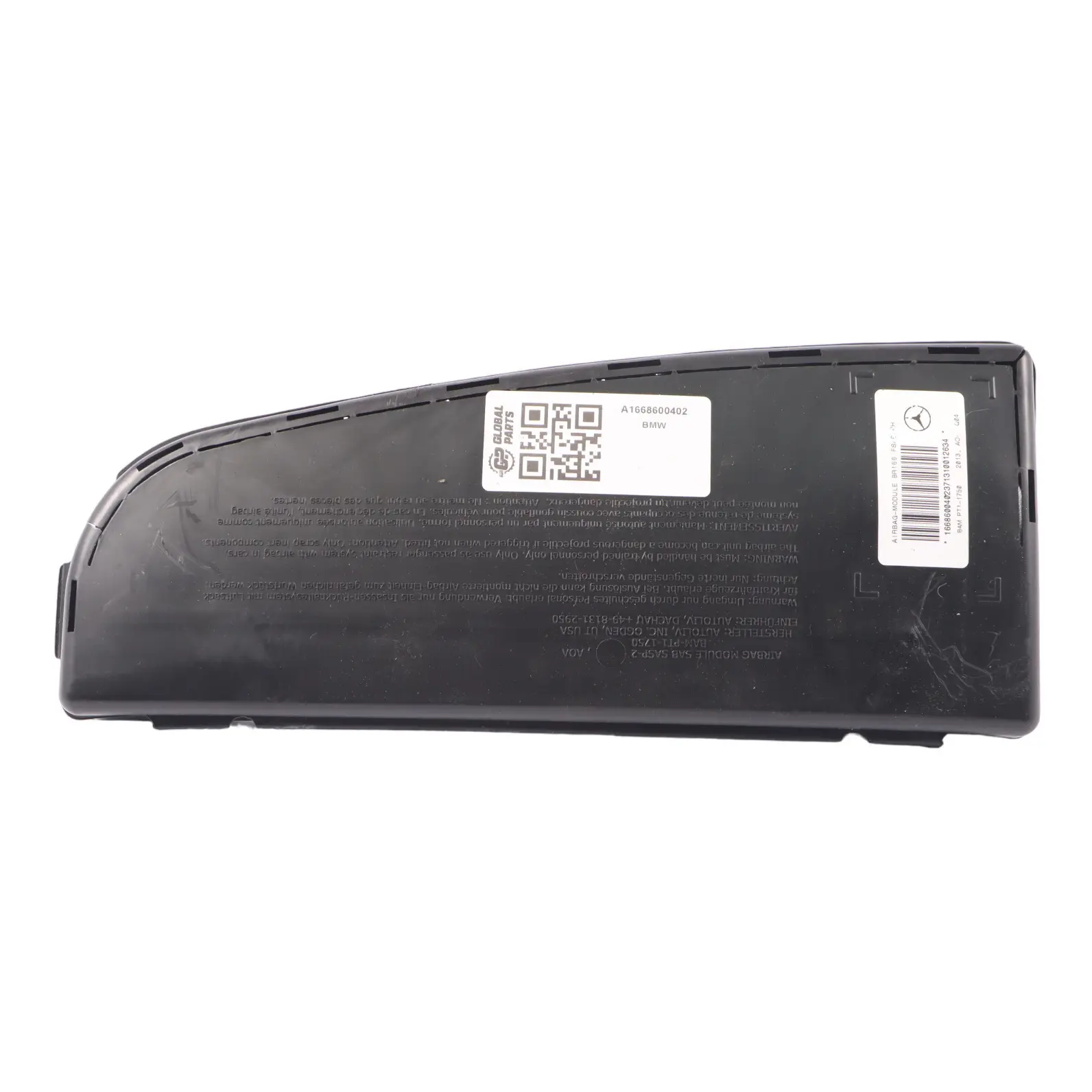 Mercedes W166 Modulo aria sedile anteriore destro unità sicurezza A1668600402