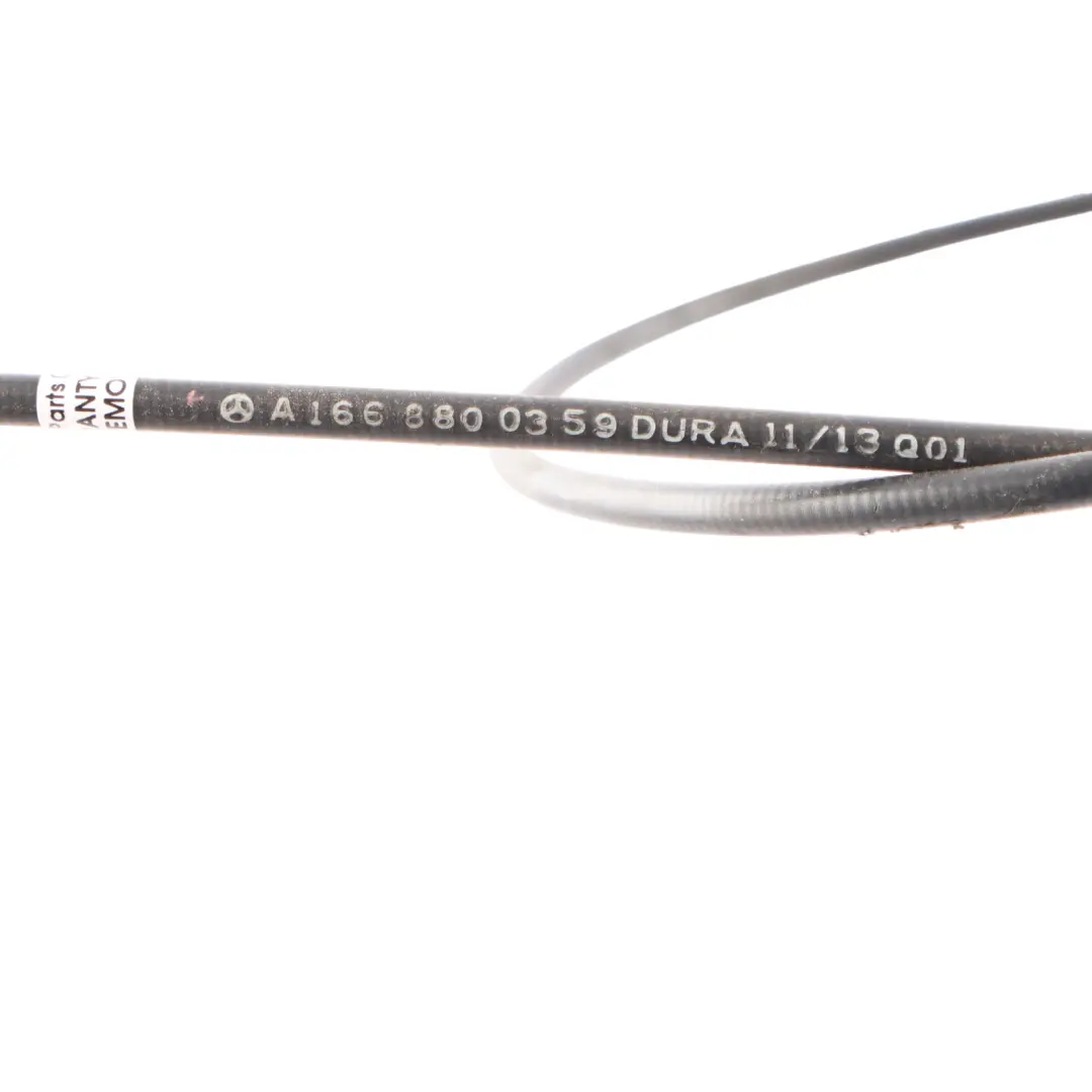 Capó Bloqueo Cable Bowden para Mercedes W166 con número de pieza A1668800359 Mercedes W166 Capó Bloqueo Cable Bowden - SKU A1668800359 - Número de pieza A1668800359