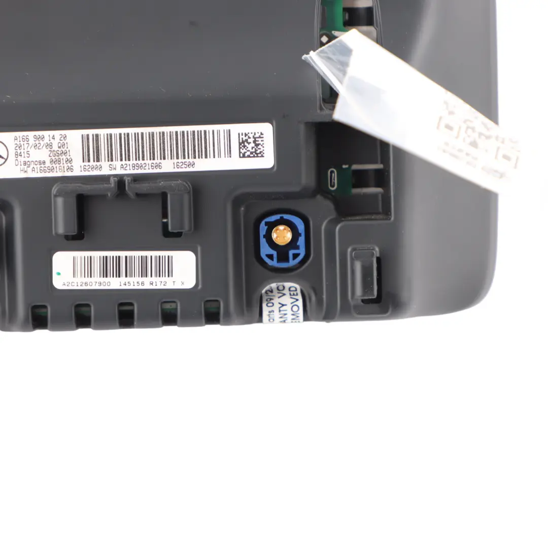 Head Unit Sat Nav Navigation Display Screen to Mercedes C117 W166 with Part number A1669001420 Mercedes C117 W166 Head Unit Sat Nav Navigation Display Screen - SKU A1669001420-3 - Part number A1669001420