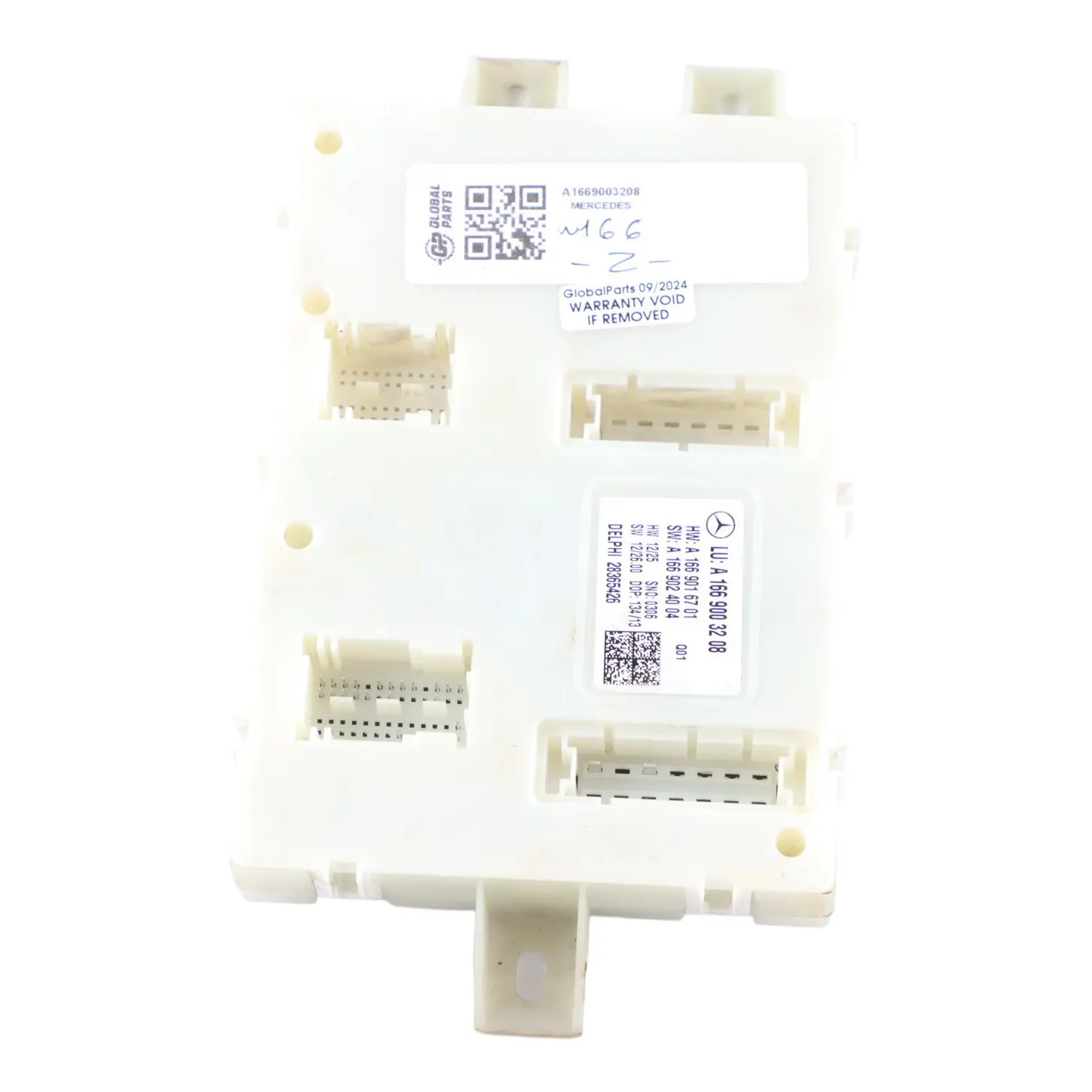 Mercedes ML W166 SAM Control Unit Rear Fuse Module A1669003208