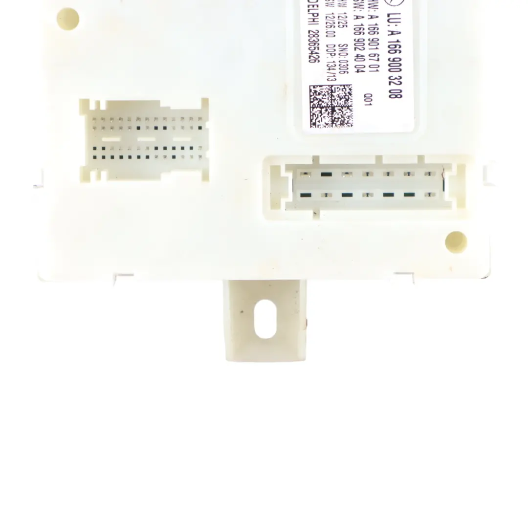 SAM Unidad de Control Módulo Fusible Trasero para Mercedes ML W166 con número de pieza A1669003208 Mercedes ML W166 SAM Unidad de Control Módulo Fusible Trasero - SKU A1669003208 - Número de pieza A1669003208