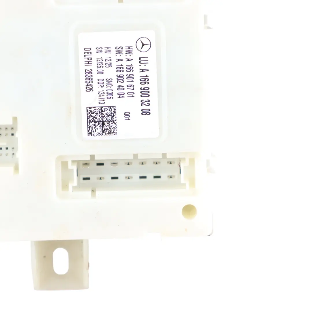 Mercedes ML W166 SAM Unità di controllo modulo fusibili posteriore - SKU A1669003208 - Numero di parte A1669003208