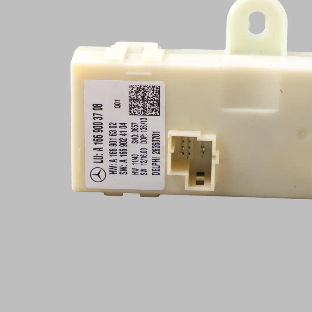 Central Module Locking Control ECU to Mercedes W166 Hatch Tailgate with Part number A1669003708 Mercedes W166 Hatch Tailgate Central Module Locking Control ECU - SKU A1669003708 - Part number A1669003708