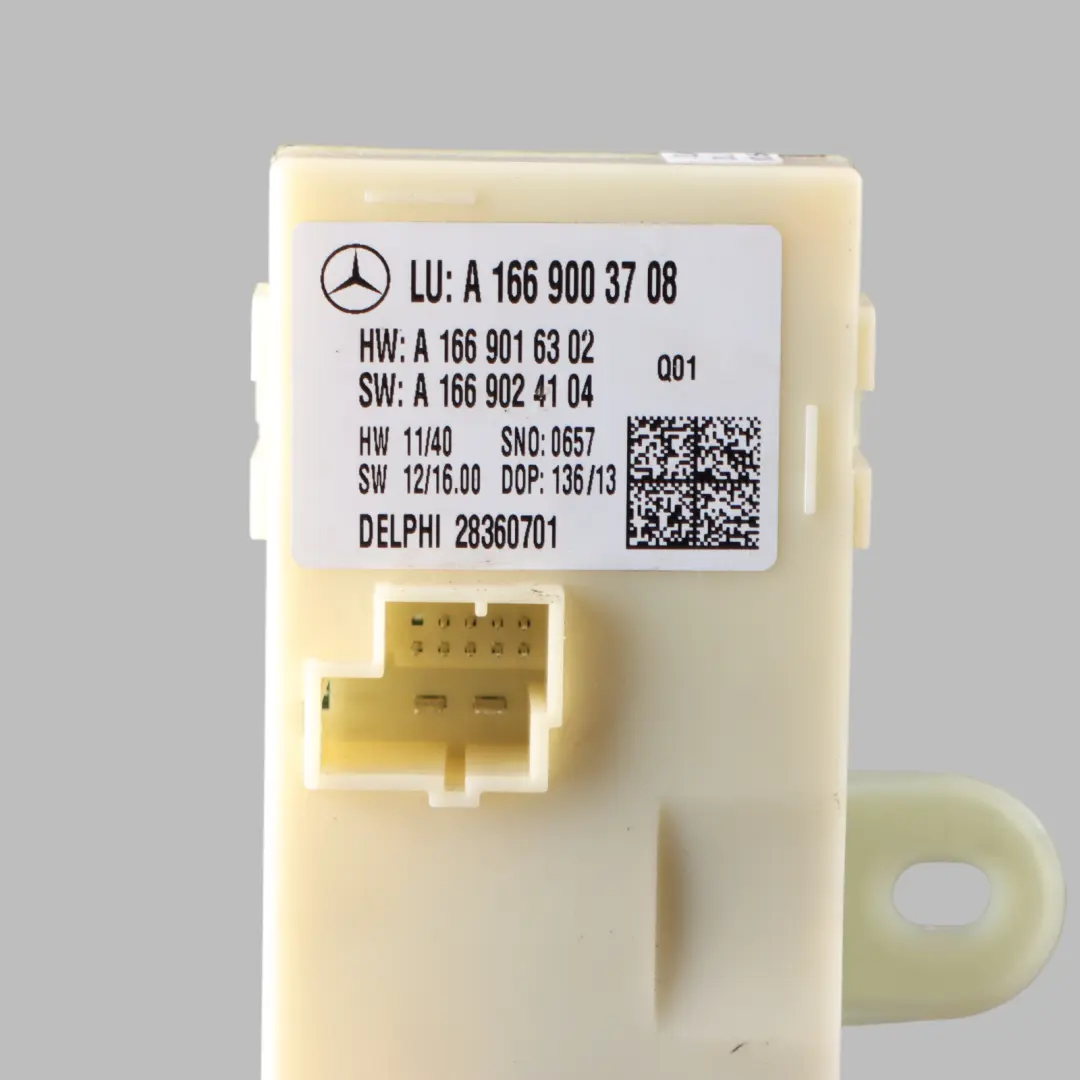 Mercedes W166 Hatch Tailgate Central Module Locking Control ECU - SKU A1669003708 - Part number A1669003708