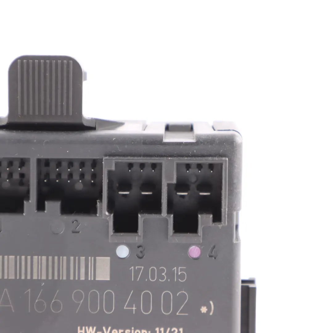 Door Module Mercedes C117 W176 W246 Front Left N/S Control Unit to with Part number A1669004002 Door Module Mercedes C117 W176 W246 Front Left N/S Control Unit - SKU A1669004002 - Part number A1669004002