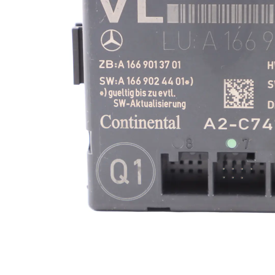 Mercedes C117 W176 W246 Moduł Sterownik Drzwi Lewy Przód - SKU A1669004002 - Numer Części A1669004002