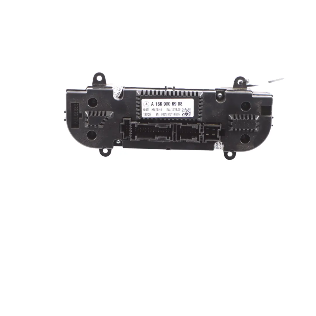 Heating Air Condition A/C Climate Control Panel Switch to Mercedes W166 with Part number A1669006908 Mercedes W166 Heating Air Condition A/C Climate Control Panel Switch - SKU A1669006908 - Part number A1669006908