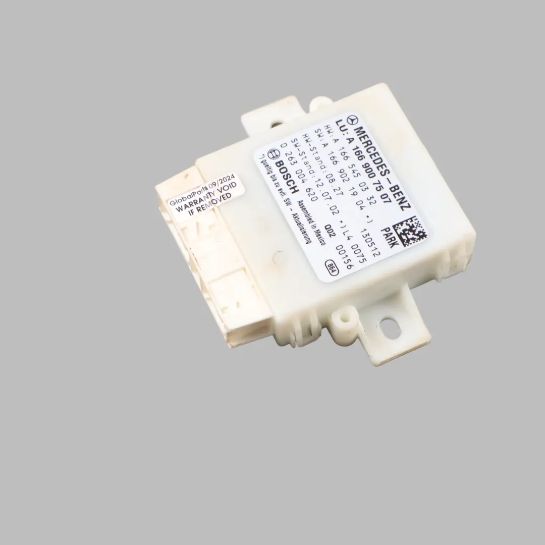 PDC Parking Distance Module Control Unit ECU to Mercedes W166 with Part number A1669007507 Mercedes W166 PDC Parking Distance Module Control Unit ECU - SKU A1669007507 - Part number A1669007507