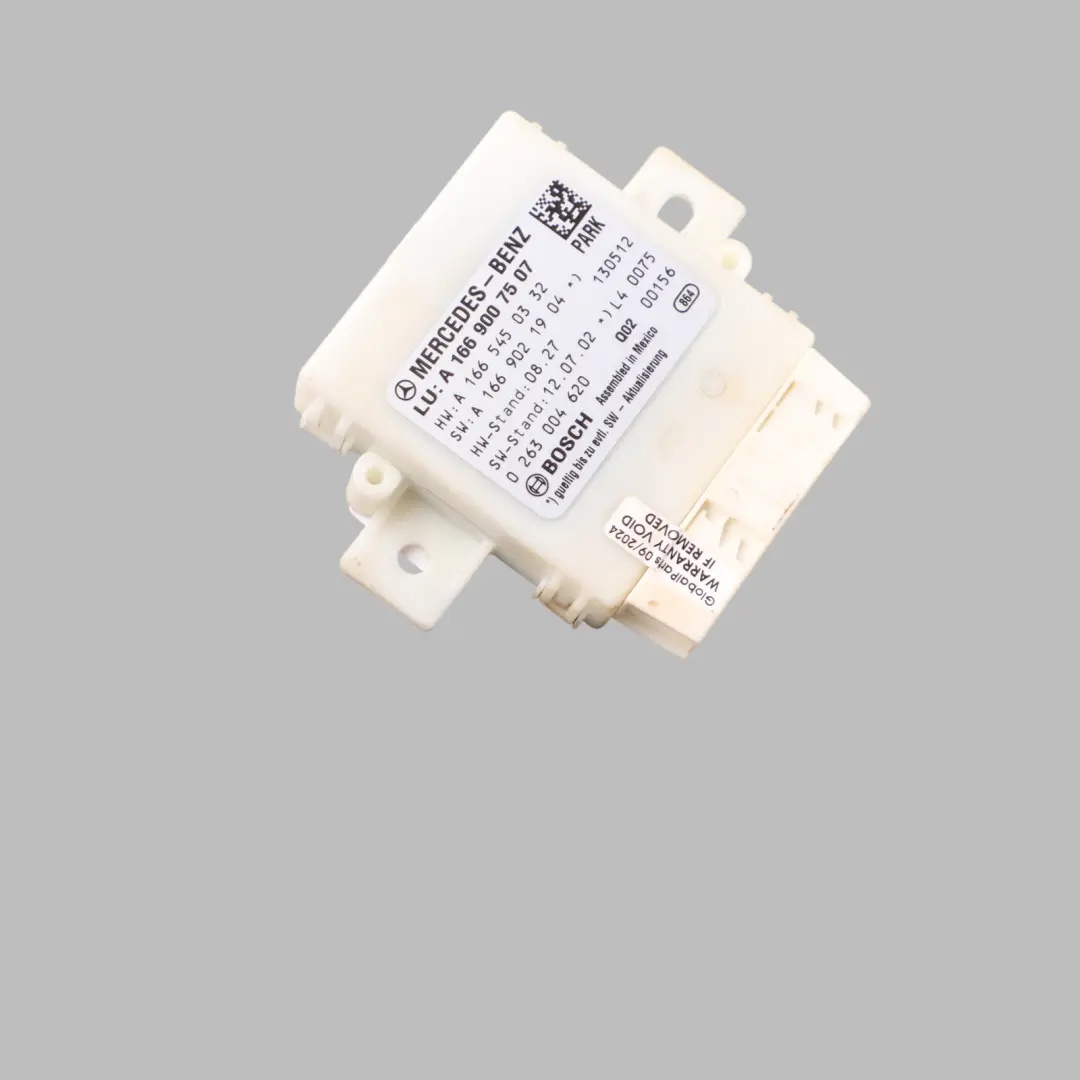 PDC Parking Distance Module Control Unit ECU to Mercedes W166 with Part number A1669007507 Mercedes W166 PDC Parking Distance Module Control Unit ECU - SKU A1669007507 - Part number A1669007507