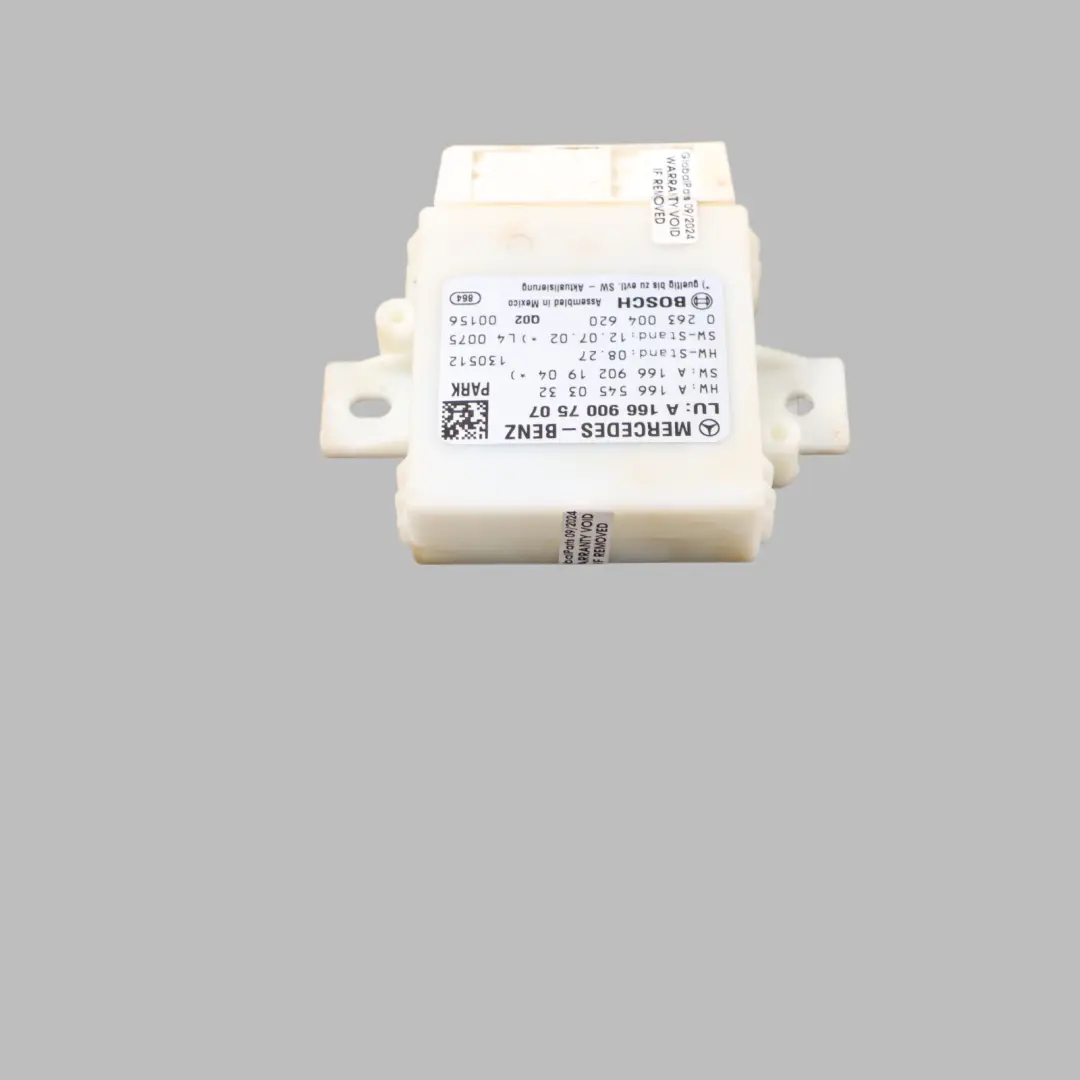 Mercedes W166 PDC Parking Distance Module Control Unit ECU - SKU A1669007507 - Part number A1669007507