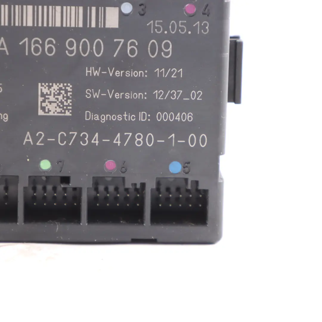 Door Control Module Unit ECU Front Right O/S to Mercedes ML W166 with Part number A1669007609 Mercedes ML W166 Door Control Module Unit ECU Front Right O/S - SKU A1669007609 - Part number A1669007609