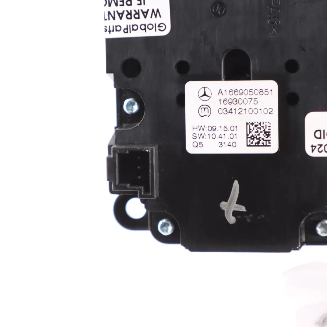 Mercedes W166 DSR ESM Interruptor Control Suspensión Panel - SKU A1669050851 - Número de pieza A1669050851